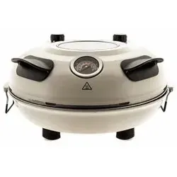 Mulex Pizza Crusti Steinbackofen 1200 W mit Pizzastein Ø30 cm - Erleben Sie Pizzeria-Feeling mit dem Mulex Steinbackofen. 5 Temperaturstufen für knusprige Pizzaböden und saftige Beläge. Inklusive hochwertigem Zubehör für den perfekten Pizzaabend!
