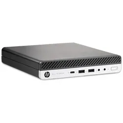HP ProDesk 400 G4 Mini-PC - Intel Core i3, 8 GB RAM, 250 GB SSD - Kompakter Mini-PC mit leistungsstarkem Intel Core i3, ideal für effizientes Arbeiten. Ausgestattet mit 8 GB RAM und 250 GB SSD für schnelle Datenzugriffe und ein flüssiges Nutzungserlebnis.