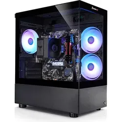 Kiebel Viper V Gaming-PC mit AMD Ryzen 5 und 16 GB RAM - Leistungsstarker Gaming-PC für Multimediabearbeitung und Spiele. Schnelle 500 GB SSD, leise Kühlung und stylische ARGB-Beleuchtung. Sofort startklar mit Windows 11!