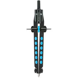 Schnellverstellzirkel Factory - Pearl Blue, präzise Zahnradführung und inklusive Ersatzteildose für exakte Zeichnungen bis 340 mm
