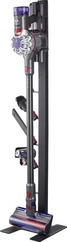 VEVOR Staubsaugerhalterung für Dyson V6-V15 - Praktische Staubsaugerhalterung für Dyson V6 bis V15, bietet Platz für Zubehör und sorgt für Ordnung mit 6 Haken. Hergestellt aus robustem SPCC-Stahl für langlebige Nutzung.