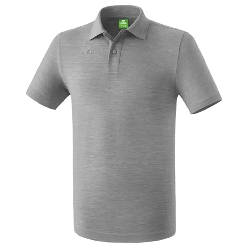 Erima Herren Teamsport Poloshirt (2112501) in grau Melange, XXL - Hochwertiges Poloshirt mit Ripp-Kragen und modischen Ärmelbündchen; ideal für Sport und Freizeit; bietet ein angenehmes Tragegefühl und hält verschiedenen Wetterbedingungen stand.