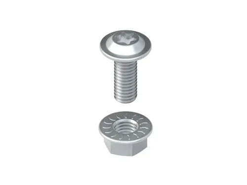 Niedax Linsenkopfschraube M6 LFM 6X16-TX V – 50 Stk. - Praktische Linsenkopfschrauben aus Stahl, galvanisch verzinkt, für vielseitige Anwendungen. Ideal für den professionellen Einsatz, sicher und zuverlässig.