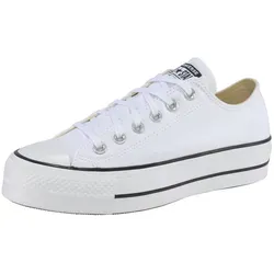 Converse Damen Chuck Taylor All Star Lift Sneaker - 102 Optical White, 42 EU - Damen-Sneaker mit typischer Gummizehenkappe und strapazierfähiger Gummilaufsohle für ein angenehmes Tragegefühl und elegante Optik.