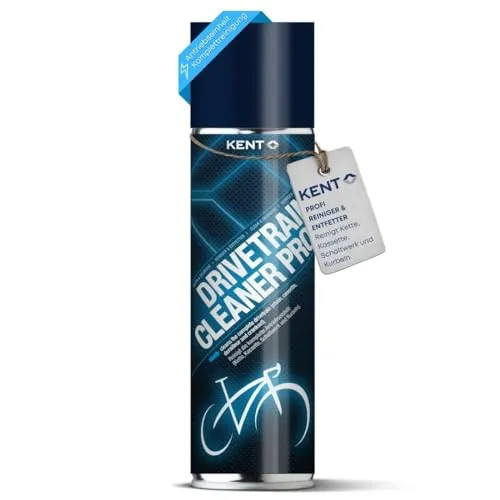 KENT BIKE Drivetrain Cleaner – Ketten- & Antriebsreiniger für Fahrrad & E-Bike – Hochwirksames Reinigungsspray für den Antriebsstrang – Reinigt & entfettet Kette, Kassette, Schaltwerk, Kurbeln