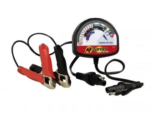 12V Batterieschnelltester Banner BBT LED Tester Batteritester Ladessytemtest