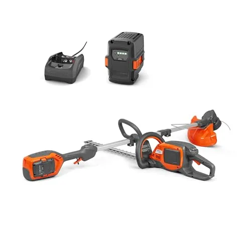 Husqvarna Set Trimmer 215iL & Heckenschere 215iHD45 - Akku B70 & Ladegerät C80 - Sonstige Gartentechnik - Leistungsstarkes Set mit Trimmer und Heckenschere für perfekte Gartenpflege, umweltfreundlich und benutzerfreundlich.