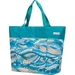 anndora XXL Shopper OCEAN - Robuste Strandtasche 40L - Damen-Shopper mit 40 Litern Volumen, leicht und robust, ideal für Strand und Shopping, inkl. Reißverschluss und mehreren Taschen.