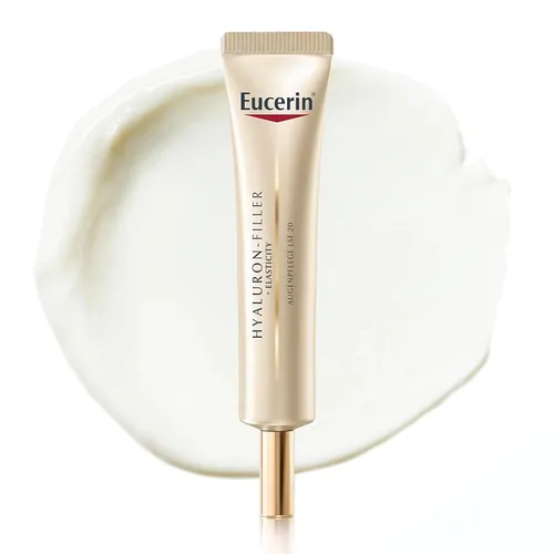 Eucerin Anti-Age Hyaluron-Filler+Elasticity Auge - Augenpflege mit Lifting-Effekt, reduziert Falten und verbessert die Hautelastizität dank Hyaluron und Arctiin, ideal für empfindliche Haut.
