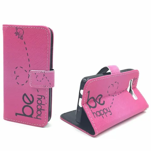 Handyhülle für Samsung Galaxy A3 (2015) Schutztasche Wallet Cover 360 Case Pink