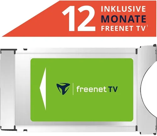 FREENET TV CI+ Modul für DVB-T2 HD - 12 Monate freenet TV inklusive, hochwertiges Metall und Kunststoff für besten Empfang