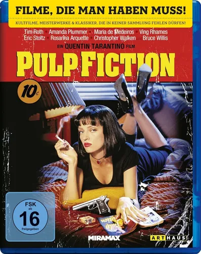 Pulp Fiction [Blu-ray] [Special Edition] - Kultfilm von Quentin Tarantino, ungeschnittene Special Edition, ideal für Filmfans ab 16 Jahren