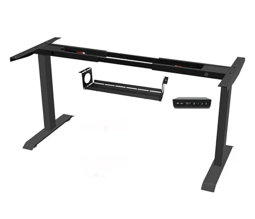 FANZWORK Schreibtisch-Gestell mit 2 Bosch-Motoren - Höhenverstellbares Schreibtischgestell mit 100 kg Traglast, leisen Bosch-Motoren und Memory-Funktion für individuelle Arbeitspositionen. Ideal für ergonomisches Arbeiten.