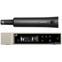 Sennheiser EW-D SKM-S BASE SET (R4-9) - Digitales drahtloses Handmikrofon-Set - Vielseitiges digitales Funksystem für Sänger und Sprecher. Mit einfacher App-Steuerung und automatischer Frequenzsuche für zuverlässige Übertragungen. Ideal für den professionellen Einsatz auf der Bühne.