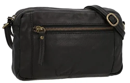 Gusti Leder Umhängetasche Dominic - Modische Umhängetasche aus hochwertigem Rindsleder im Vintagelook, ideal für casual und sportliche Looks, mit ausreichend Platz für Essentials und einem nachhaltigen Herstellungsprozess.