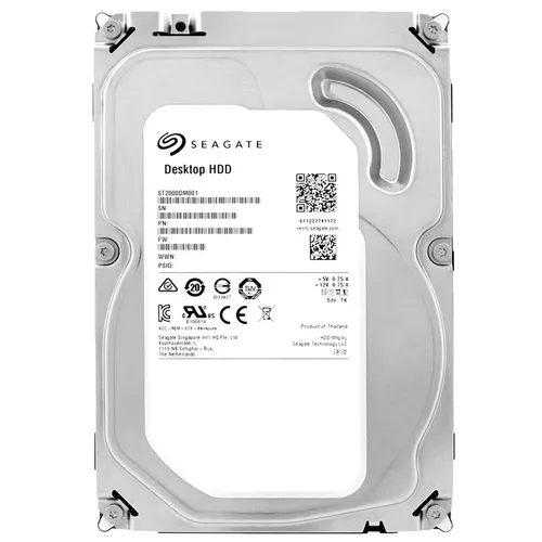 Festplatte Seagate 2TB ST2000DM001 7200U/min 64MB Sata III HotSwap 3,5" Zoll