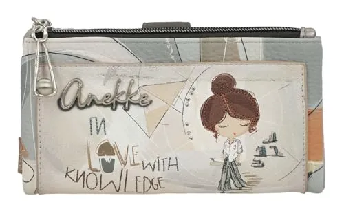 Anekke Geldbörse Sophia Flexible RFID Wallet – Bunt - Entdecken Sie die Anekke Geldbörse mit vielseitiger Fächeraufteilung und RFID-Schutz. Maße: 18 x 10 x 2,5 cm. Ideal für bis zu 9 Karten. Ein modisches Accessoire, das Stil und Funktionalität vereint.