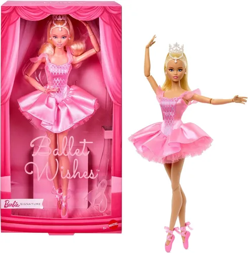 Barbie Ballet Wishes Puppe (JBJ10) - Erlebe die Magie des Balletts mit der Barbie Ballet Wishes Puppe (JBJ10). Ideal für kreative Rollenspiele und fantasievolles Spielen. Perfekt für kleine Tänzerinnen!