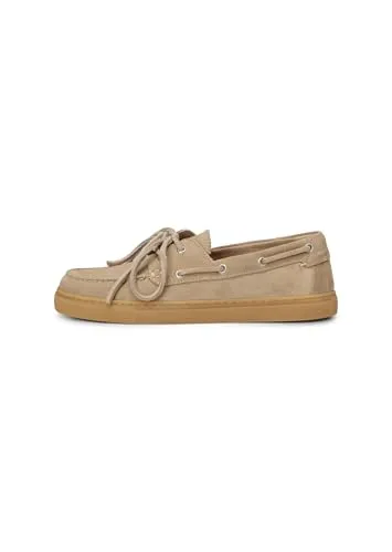 Marc O'Polo Boatshoe Mokassin Beige Gr. 40 - Bequeme Eleganz - Stylische Damen Mokassins aus hochwertigem Leder mit flachem Absatz. Ideal für lässige Outfits und den täglichen Einsatz. Komfortable Passform in Beige für modische Akzente.