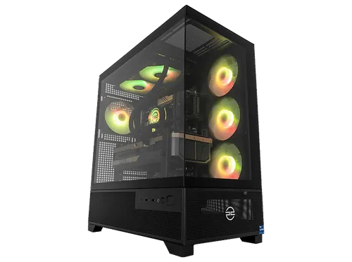 PCSPECIALIST PRECISION 106 - Hochleistungs-Desktop mit AMD Ryzen™ 7 9800X3D - Leistungsstarker Desktop-Computer mit 32 GB RAM und 2 NVIDIA GeForce RTX™ 5080 Grafikkarten, ideal für kreative Anwendungen und Gaming.