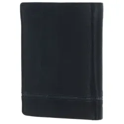 Bruno Banani Geldbörse Herren, Damen 020860 schwarz - Elegante bruno banani Geldbörse aus 100% Rindsleder. Mit RFID-Schutz und durchdachter Fächerausstattung für Karten und Münzen. Ideal für einen organisierten Alltag und stilvolles Auftreten.