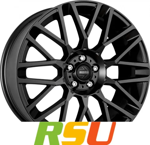 Momo Revenge Alufelgen 17 Zoll schwarz - Hochwertige 7x17" ET25 Alufelgen im Y-Speichen-Design, ideal für sportliche Fahrzeuge. Maximale Traglast von 650 kg, perfekte Kombination aus Stil und Funktion.