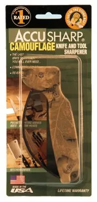 Camouflage Knife Sharpener 005 - Elektrischer Messerschärfer aus Wolframkarbid, sorgt für scharfe Klingen und ist ideal für den Einsatz in der Natur.