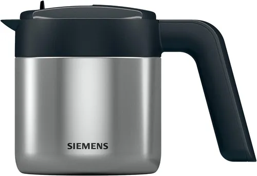 Siemens TZ40001 Kaffeekanne - 1 Liter Thermo-Kanne aus Edelstahl, hält Kaffee stundenlang warm und passt perfekt zu Siemens Kaffeevollautomaten