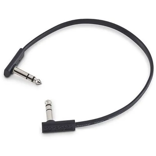 Patchkabel RockBoard Flat TRS Cable Black 30 cm Patch Kabel NEU