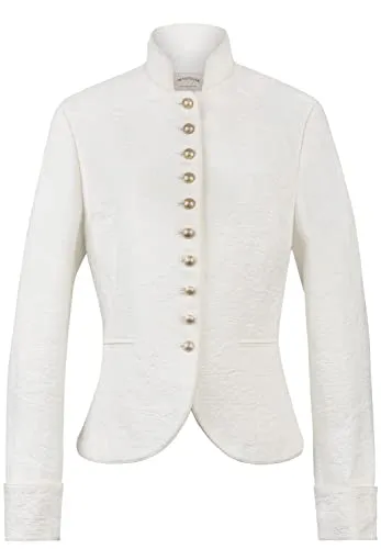Stockerpoint Damen Francesca Trachtenjacke, Creme, 38 - Funktionsjacken, eleganter Trachtenblazer mit stilvollem Design für besondere Anlässe.