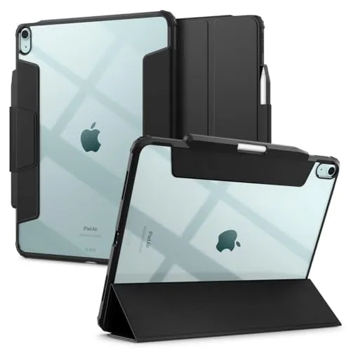 Spigen Ultra Hybrid Pro Hülle für iPad Air 13 Zoll (2025/2024) - Tablet-PC-Zubehör mit Air Cushion Technologie für optimalen Stoßschutz und integrierten Ständer für freihändiges Arbeiten.