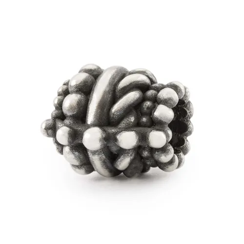 Trollbeads Herbst Kollektion 2024 - Pfad des Glücks Silberbeads - Handgefertigter Bead Charm für Damen, einzigartiges Design und symbolisiert Glück und neue Anfänge.
