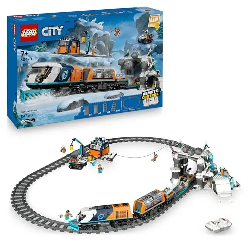 Arktis-Polarexpress: Lego Set für Abenteuerlustige - Lego Set mit Johnny Thunder und Polarforschern, perfekt für kreative Bauprojekte und spannende Abenteuer im Schnee.