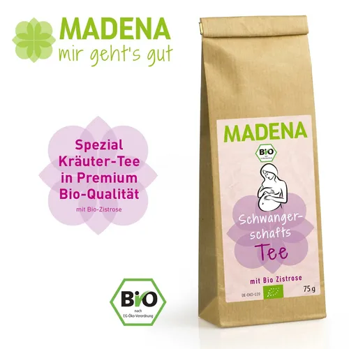 MADENA Bio Schwangerschafts-Tee Kräutertee Apothekenqualität Zistrose Schwanger