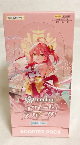 Hololive Offiziell Kartenspiel Elite Spark Booster Pack Kiste Vol.3 TCG