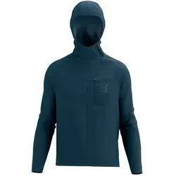 Compressport Herren Tempest Waterproof Jacket – ultraleichte Regenjacke - Die Compressport Tempest Waterproof Jacket bietet zuverlässigen Wetterschutz und Atmungsaktivität. Ultraleicht, kompakt und mit versiegelten Nähten – ideal für Wettkämpfe und herausfordernde Trails.