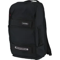 Dakine Mission Street Pack DLX 32l - Independ Black - Robuster Rucksack mit 32 Litern, ideal für Skater. Fluggesellschaftsfreundlich und mit praktischen Organizer-Taschen ausgestattet, bietet er Komfort und Sicherheit für unterwegs.