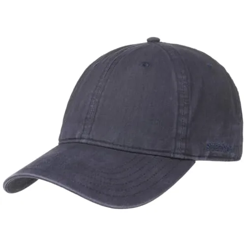 Stetson Ducor Sun Guard Fullcap Herren - Nachhaltige Baseballcap mit UV-Schutz - Baseball Cap aus 100% Bio-Baumwolle mit UV-Schutz 40+, ideal für den Sommer und angenehm leicht. Modischer Stonewashed-Look, perfekt kombinierbar für lässige Outfits.