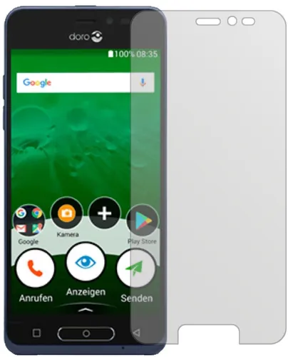 Schutzfolie für Doro 8035 Display Folie matt Displayschutzfolie
