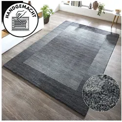 THEKO Wollteppich Gabbeh Super, Handgewebt - Teppich aus 100% reiner Wolle, ideal für Schlafzimmer und Wohnzimmer, sorgt für eine fußwarme Wohnatmosphäre und reguliert das Raumklima.