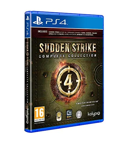 Sudden Strike 4 Complete Collection (Playstation 4) - Games: Enthält das Hauptspiel und alle fünf DLCs, plus digitale Extras wie Artbook und Soundtrack. Erleben Sie spannende Multiplayer-Action und zahlreiche Updates mit neuen Karten!