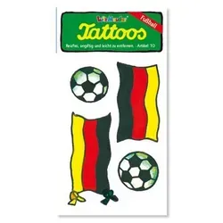 Partystrolche Kindertattoo Tattoo Deutschlandfahne