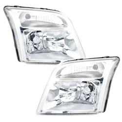 TYC Scheinwerfer Set für Ford Transit Tourneo Connect - 2-teiliges Scheinwerfer Set für Ford Transit und Tourneo Connect, inklusive Stellmotoren für Leuchtweitenregulierung. Ideal für sicheres Fahren bei Nacht mit geprüfter Qualität.