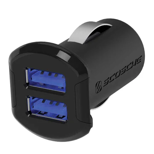 Scosche USBC242M ReVolt Compact Dual Port USB Schnellladegerät mit LED Licht