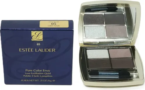 Estée Lauder PC Envy Eyeshadow Quad 05 Grey Haze - Lidschattenpalette mit 4 luxuriösen, pigmentierten Puderschatten in verschiedenen Finishes für den perfekten Augenaufschlag.