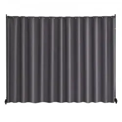 VEVOR Raumteiler Trennwand Paravent Stellwand - Mobiler Sichtschutz für Büro und Zuhause, aus wasserdichtem Polyester mit stabiler Konstruktion und flexiblen Rollen für einfache Positionierung.