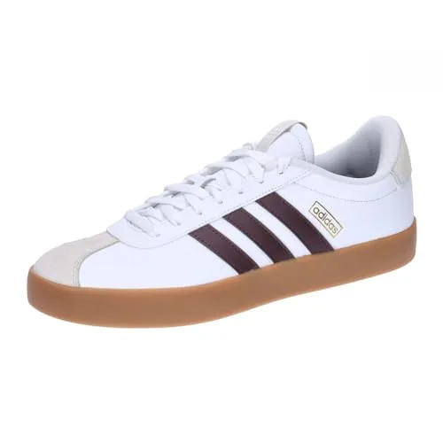 adidas Vl Court 3.0 Herren Sneaker - Cloud White/Shadow Brown, 46 EU - Herren-Sneaker mit regulärer Passform und dämpfender Zwischensohle für optimalen Komfort und Stil im Alltag.