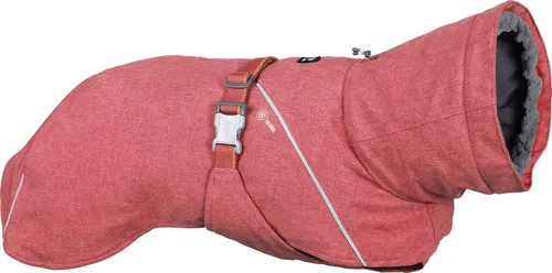 Hurtta Expedition Parka II Hundemantel - Rot, Größe 35 - Warmer Hundemantel für den Winter, bietet Komfort und uneingeschränkte Bewegungsfreiheit. Strapazierfähiges Material für abenteuerliche Hunde und praktische Öffnung für Geschirr.