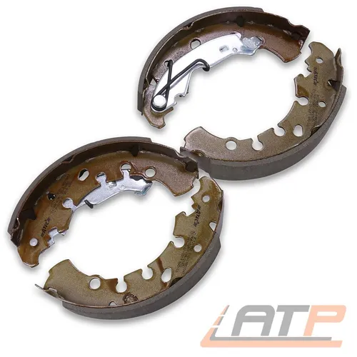 SATZ BREMSBACKEN TROMMELBREMSE Ø203 HINTEN FÜR FIAT IDEA FIORINO 1.4 AB BJ 07