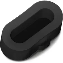 subtel Staubschutzkappe für Garmin Vivoactive, Venu, Fenix, Approach, Forerunner, Instinct, Epix Anschluss Abdeckung - Ladebuchse Staubschutz Stö... - Schwarz